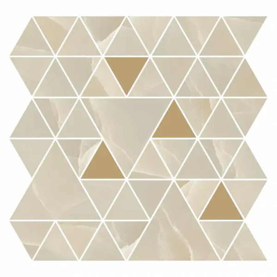 REFIN Керамогранит PRESTIGIO ONYX BEIGE MOSAICO T LUCIDO R 30x30