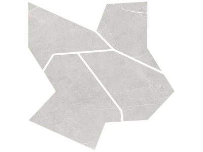 Living Ceramics Керамогранит Allure Light grey Deco mosaic Soft textured 59,8x59,8