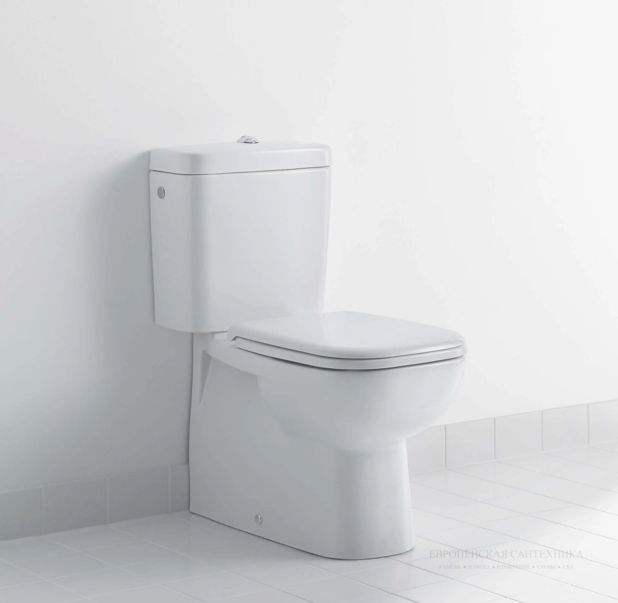 Бачок для унитаза Duravit D-Neo, 395 x 180 мм, подключение снизу слева, цвет белый с WonderGliss - изображение 4