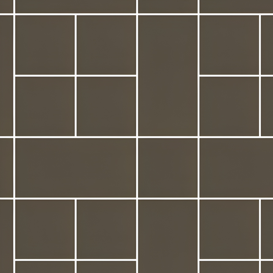 Micro. Керамогранит Microtiles Plaid Coffee 30,1x30,1