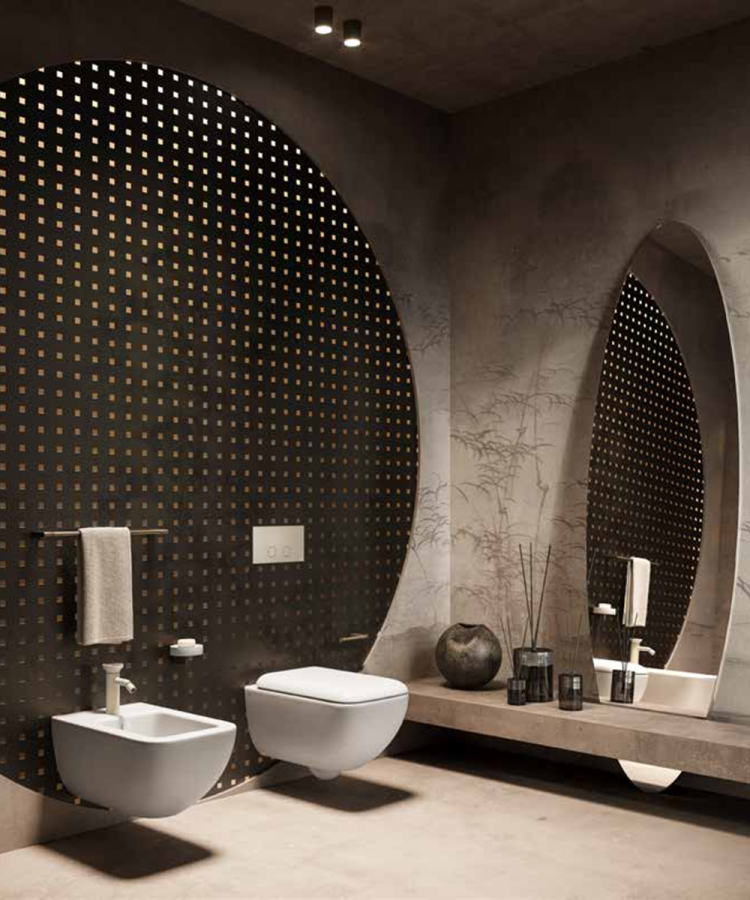 Полотенцедержатель Gessi Origini, 600 мм, настенный, цвет Warm Bronze Br. PVD - изображение 3