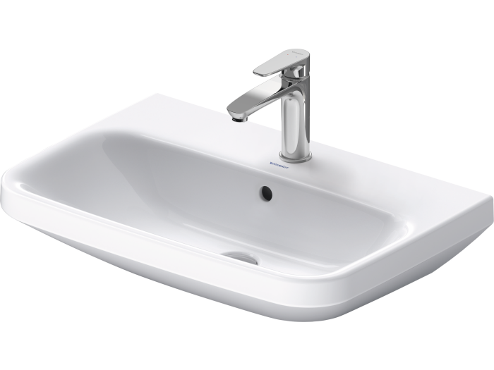 На изображении товар Раковина Duravit DuraStyle подвесная, 650х440 мм, с переливом, 1 отверстие под смеситель, цвет белый от официального представителя в Москве