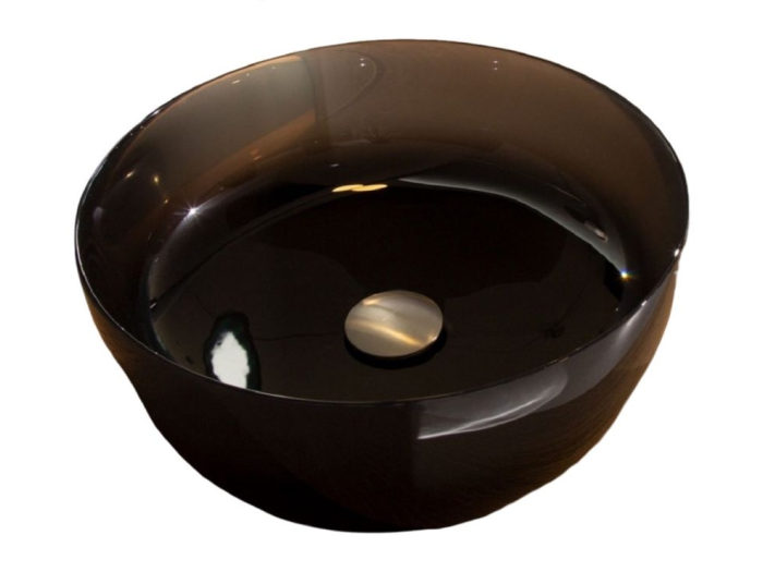 На изображении товар Раковина Antonio Lupi Catino ø 430 мм, накладная, цвет Barrique от официального представителя в Москве