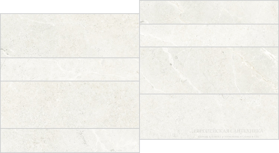 La Fabbrica Ava Керамогранит Noble Stone 30X60 Muretto White Nat Ret