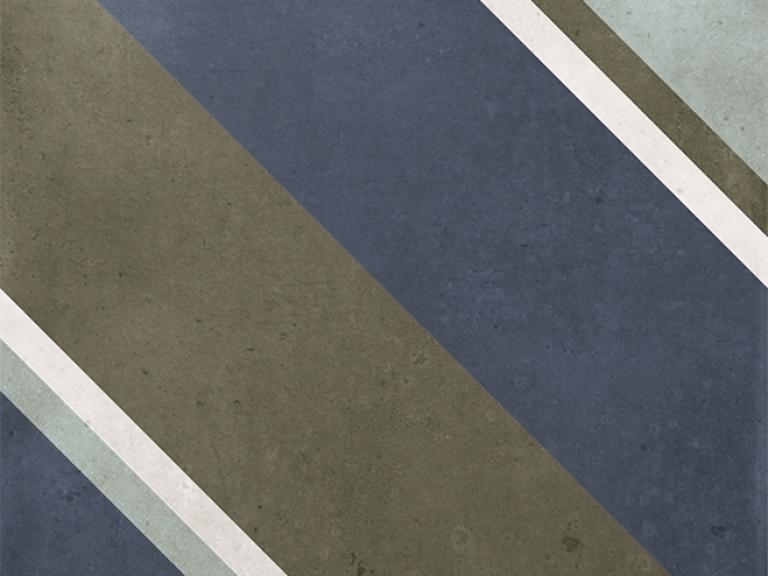 На изображении товар La Fabbrica Ava Керамическая плитка Small Smll Trend Diagonal Navy 10X10 от официального представителя в Москве