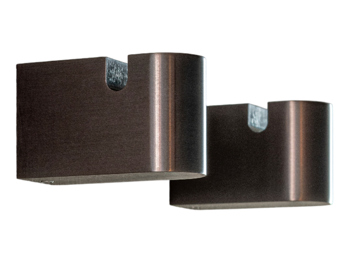 На изображении товар Крючок для одежды CEA Design Sixty, настенный, сталь, цвет сатинированная сталь от официального представителя в Москве