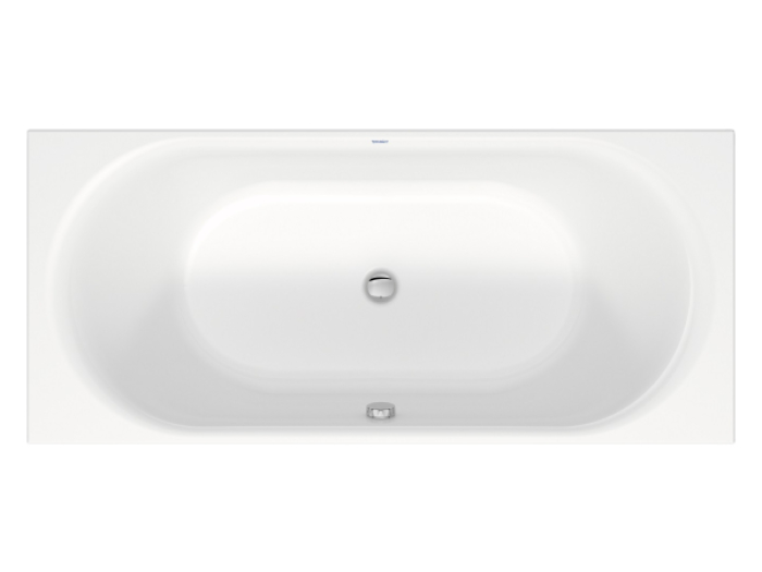 На изображении товар Ванна Duravit D-Neo, встраиваемая, 1800x800 мм, с 2 наклонами для спины, цвет белый от официального представителя в Москве