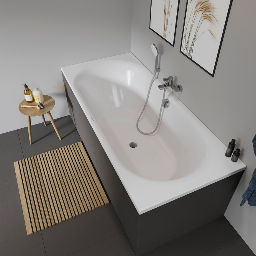 Ванна Duravit D-Neo, встраиваемая, 1800x800 мм, с 2 наклонами для спины, цвет белый - изображение 2
