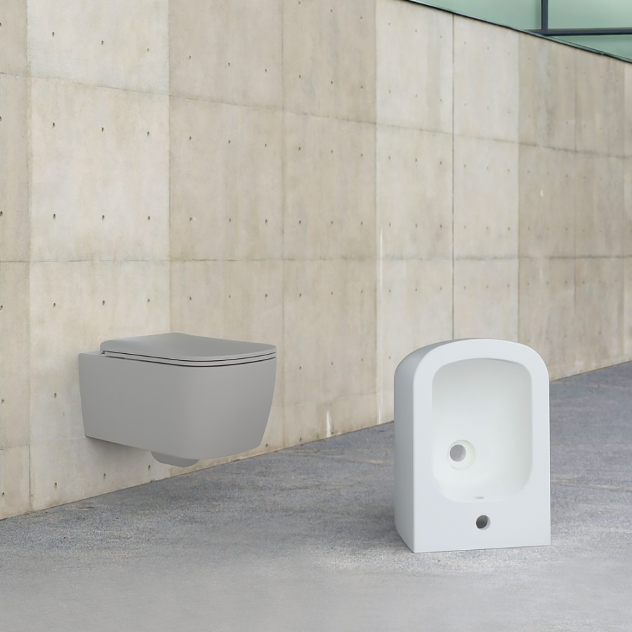 Биде Flaminia Play, подвесное, 520х360 мм, с 1 отверстием для смесителя, цвет Terracotta - изображение 14