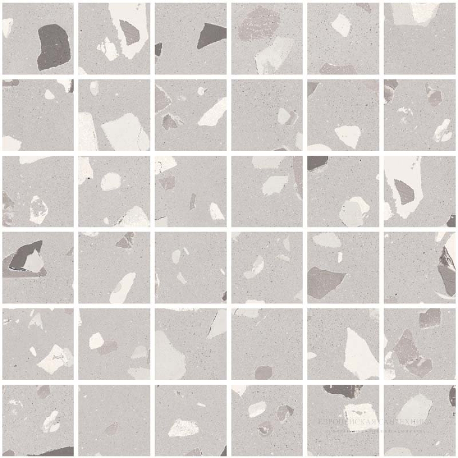 Santagostino Керамогранит Deconcrete Mosaico De-Medium Pearl, 30x30