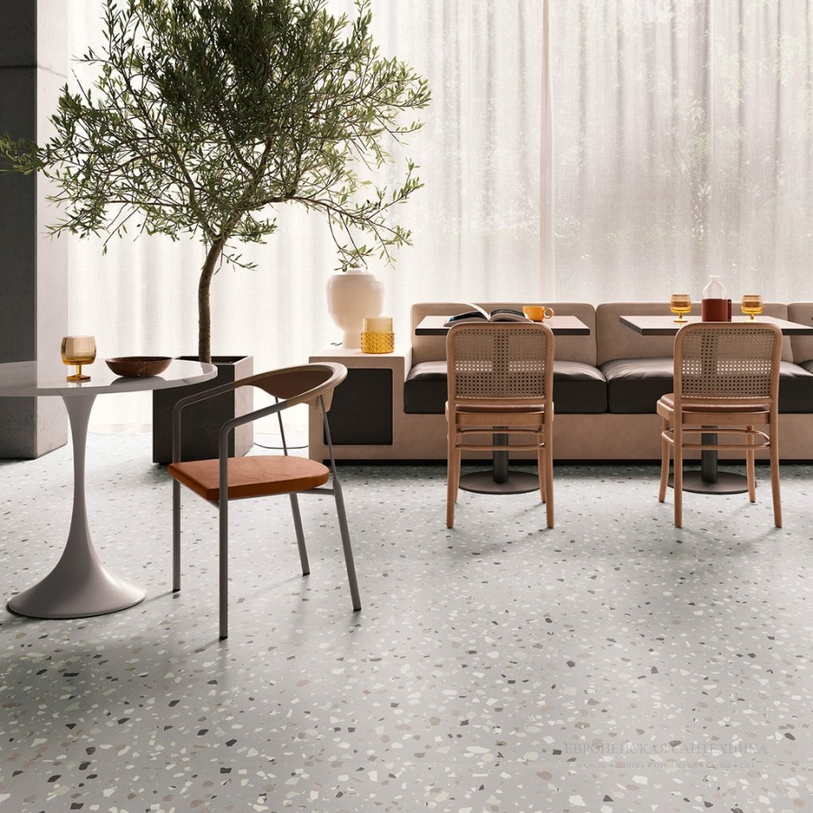 Santagostino Керамогранит Deconcrete Mosaico De-Medium Pearl, 30x30 - изображение 1