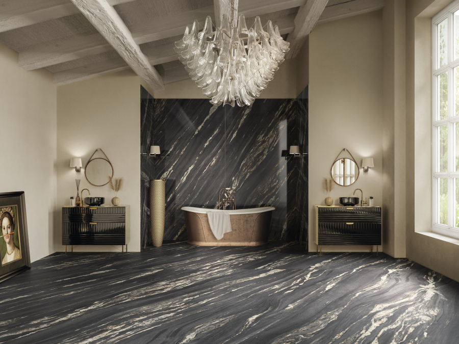 FMG Maxfine Керамогранит Marmi Kuroca silky 75x75 - изображение 1