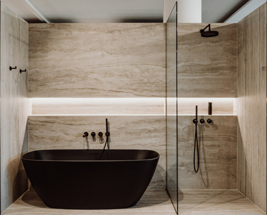 Смеситель для ванны/душа Gessi Anello, настенный, однорычажный, встраиваемый, h245 мм, внешняя часть, цвет Finox Brushed Nickel - изображение 4