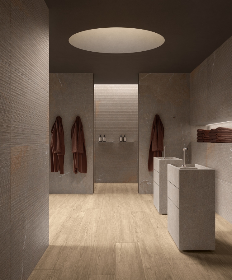 Kronos ceramiche Керамогранит Piasentina Stone Milled nat\ret 60x120 - изображение 4