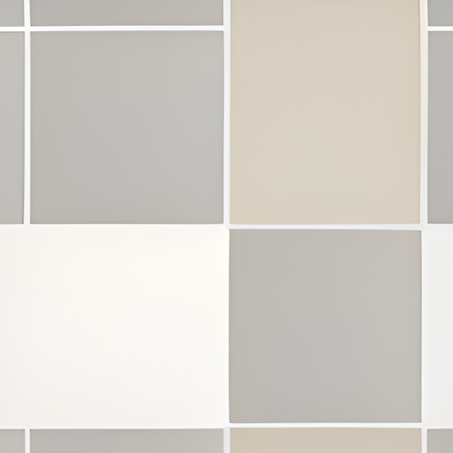 Micro. Керамогранит Microtiles X4 Plaid Mix White/Sand/Dust 30,1x30,1