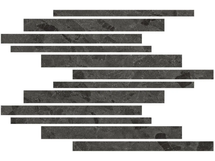 На изображении товар Living Ceramics Керамогранит Eme Anthracite Mureto Mosaic Soft textured 29,8x29,8 от официального представителя в Москве