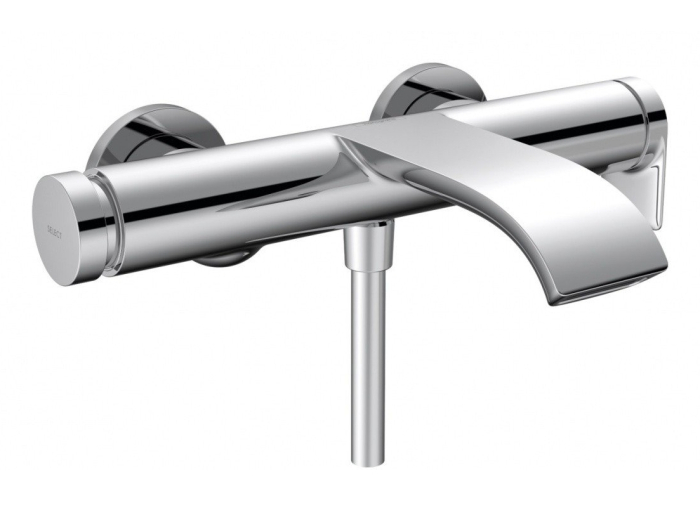 На изображении товар Смеситель для ванны Hansgrohe Vivenis, настенный, вентильный, цвет хром от официального представителя в Москве