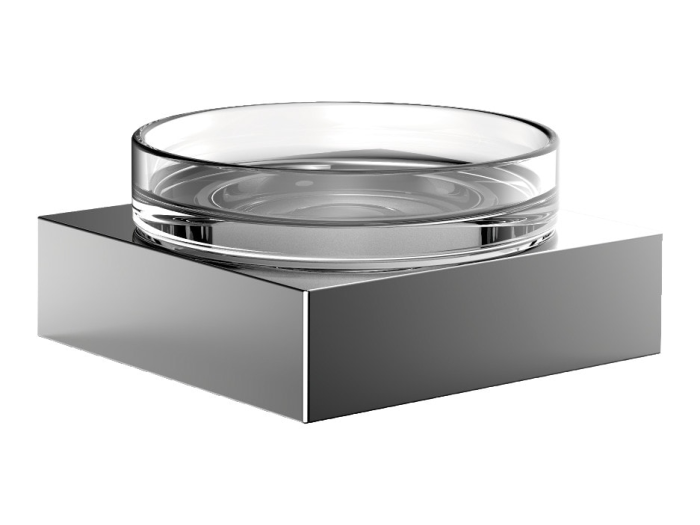 На изображении товар Мыльница, Emco Liaison, 90 х 44 мм, стекло, хром от официального представителя в Москве