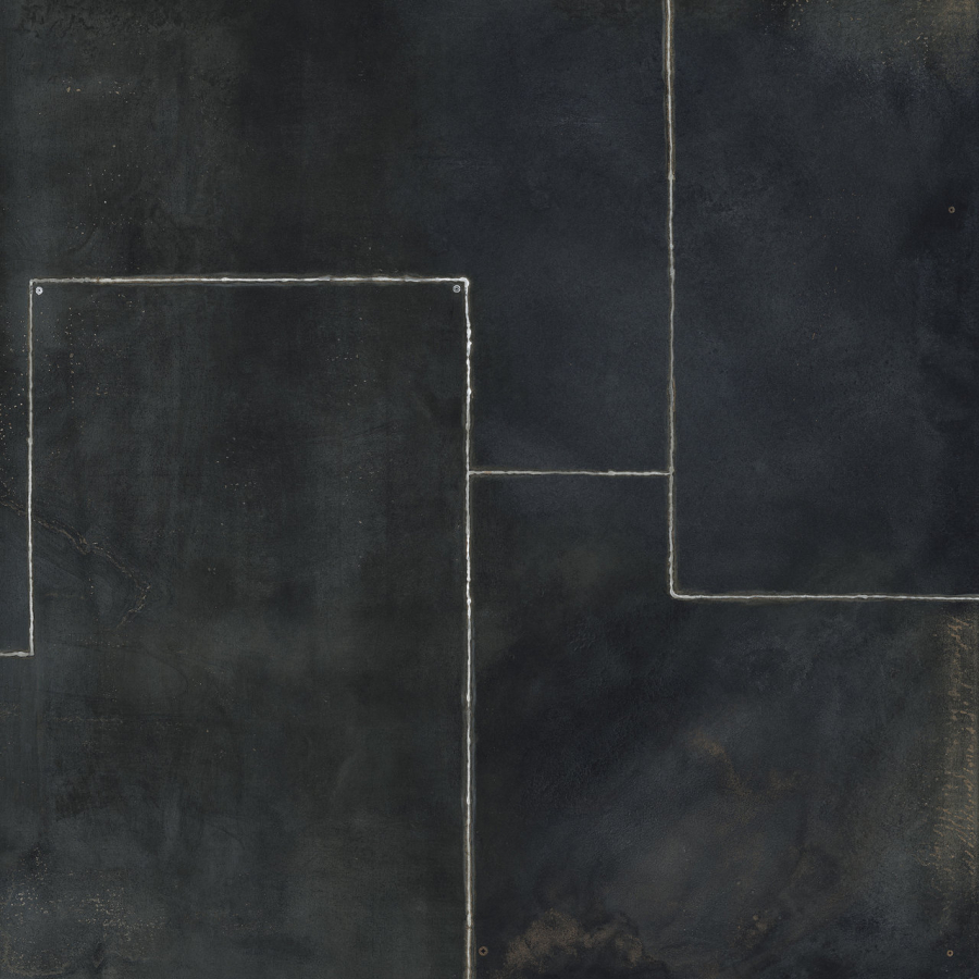 Iris Ceramica Керамогранит Diesel Welding rivets Black naturale 120x120
