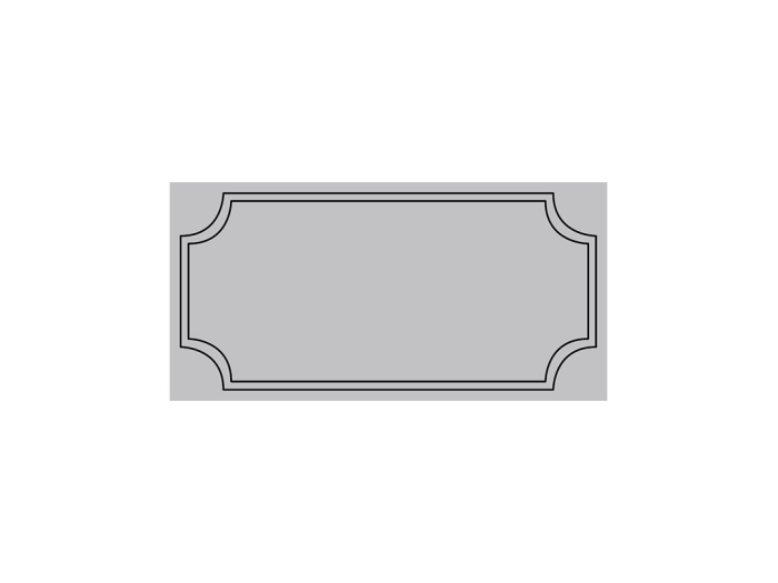 На изображении товар Etruria Керамическая плитка ART DÉCO 12.4X25 Vector Frame B Asparagus от официального представителя в Москве