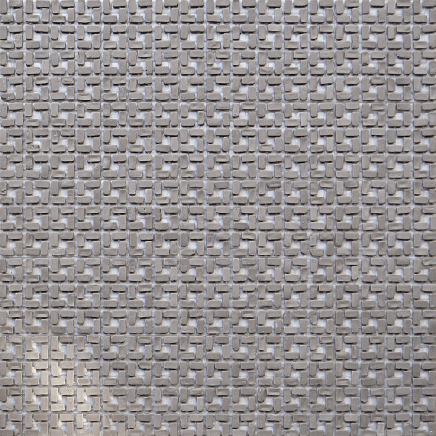 Micro. Мозаика керамогранит Micromosaics Micro-brick Mud Ring 30x30
