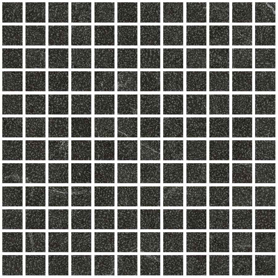 Living Ceramics Керамогранит Vonn Anthracite Mosaic 25 Bush Hammered Anti-slip 29,8x29,8