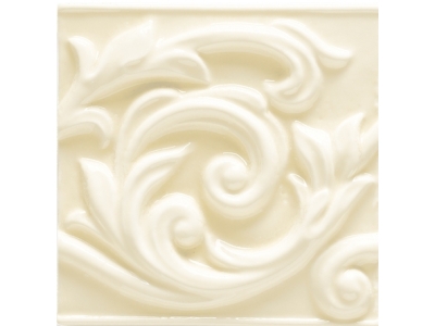 CERAMICHE GRAZIA  Декор ESSENZE VOLUTA 13X13 MAGNOLIA CRAQUELE
