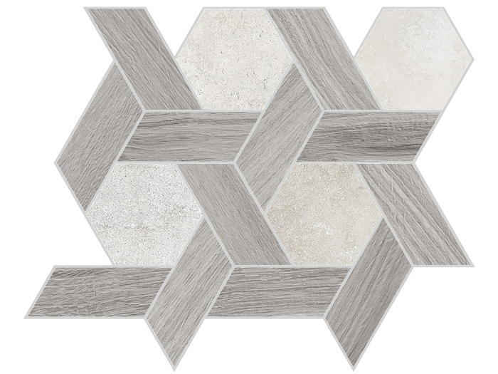 На изображении товар La Fabbrica Ava Керамогранит Il Cerreto 30X26 Dec Pinot Grigio White 30x30 от официального представителя в Москве