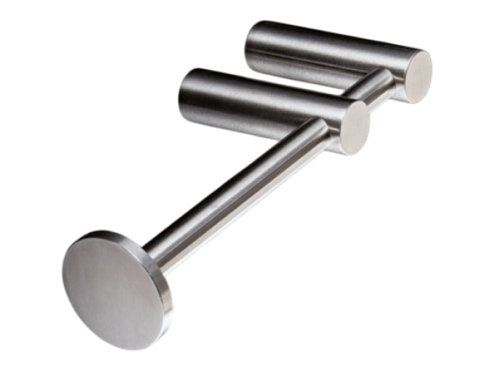 На изображении товар Бумагодержатель CeaDesign Stem, настенный, крепление справа, сталь, цвет сатинированная сталь от официального представителя в Москве