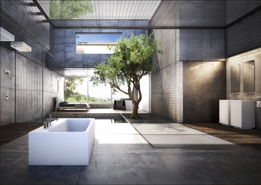 Накладная панель верхнего душа Gessi Afilo, 300х500 мм, цвет Black metal brushed PVD - изображение 1