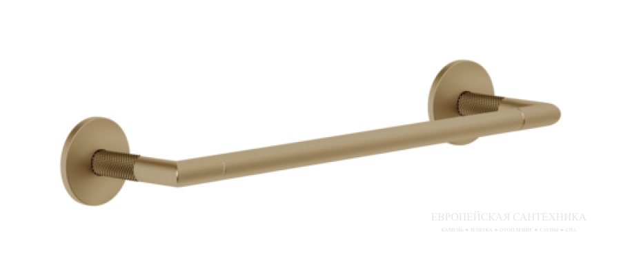 Полотенцедержатель Gessi Anello, настенный, L300 мм, цвет Warm Bronze Brushed PVD - изображение 3