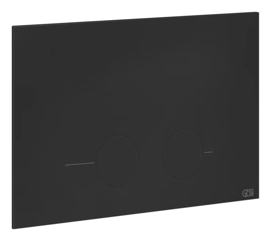 Клавиша смыва Gessi Total Look, для Geberit Sigma 8 и 12, цвет Matte Black