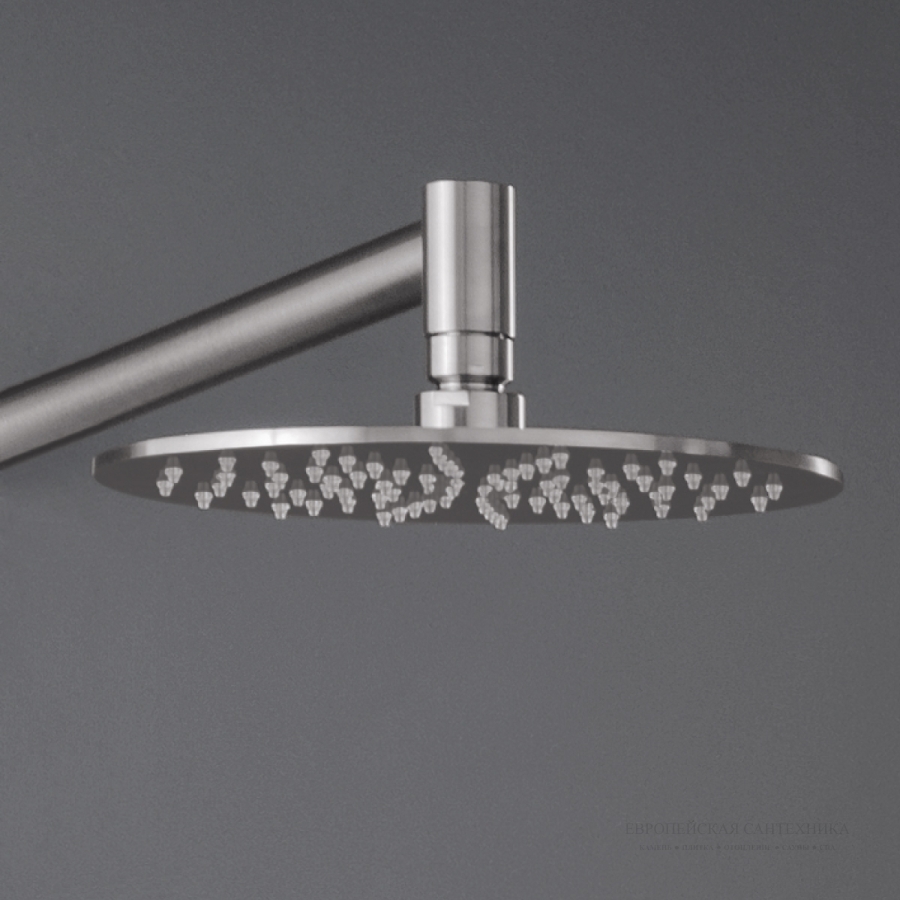 Держатель для верхнего душа CeaDesign SHOWER HEADS, настенный L. max. 430 мм, сталь, цвет Black Diamond сатинированный - изображение 1