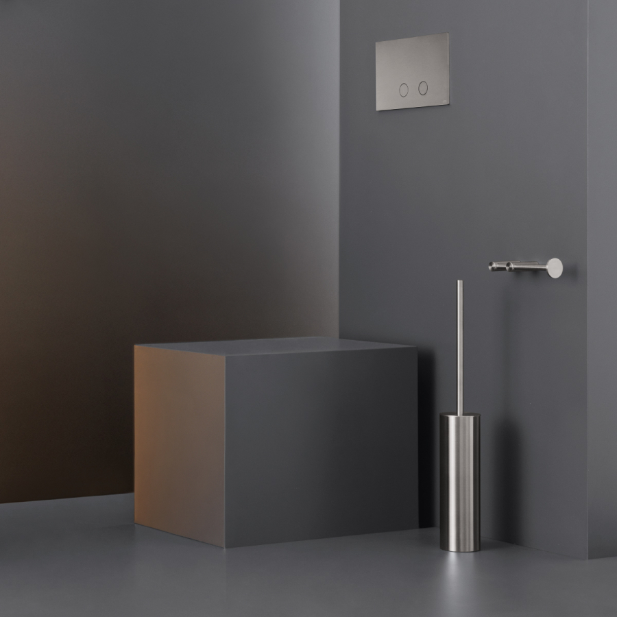Бумагодержатель CeaDesign Stem, настенный, крепление слева, сталь, цвет Black Diamond сатинированный - изображение 2