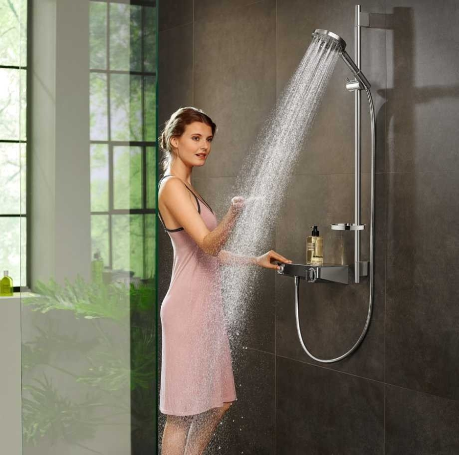 Душевой гарнитур Hansgrohe Raindance Select S, ручной душ, штанга Н.650 мм, 3 режима, мыльница Casetta, цвет хром - изображение 1