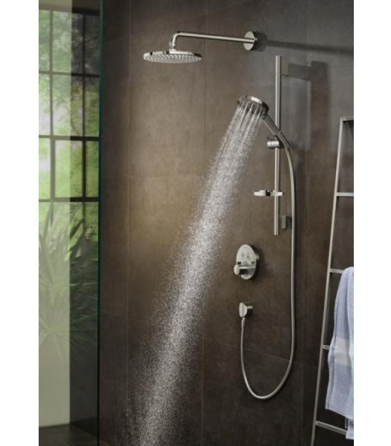Душевой гарнитур Hansgrohe Raindance Select S, ручной душ, штанга Н.650 мм, 3 режима, мыльница Casetta, цвет хром - изображение 2