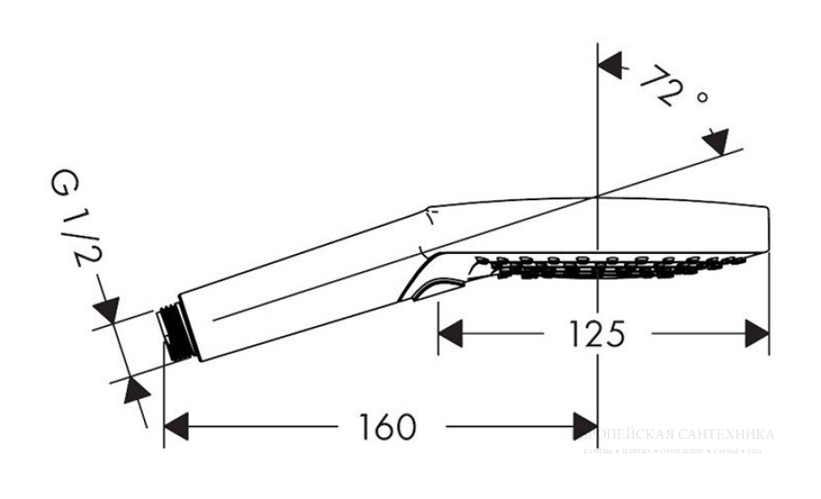 Ручной душ Hansgrohe Raindance Select S 120 3jet, лейка, 3 типа струи, цвет Бронза шлифованная - изображение 1