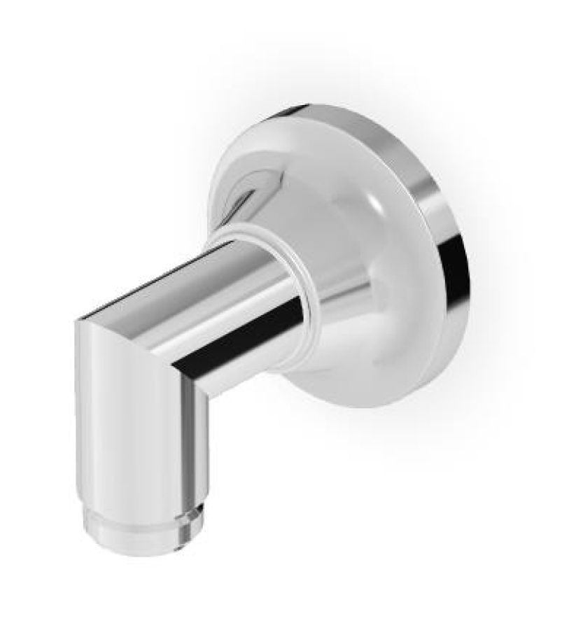 Шланговое подсоединение Zucchetti Agora, настенное, 1/2”x1/2”, цвет хром