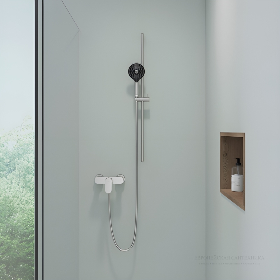 Штанга для душа Duravit Shower настенная, Ø 20хh-900 мм, латунь, цвет Brushed Bronze - изображение 2