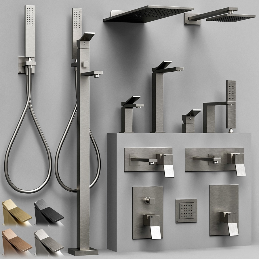 Смеситель для раковины Gessi Rettangolo K, без донного клапана, цвет Brass PVD - изображение 4