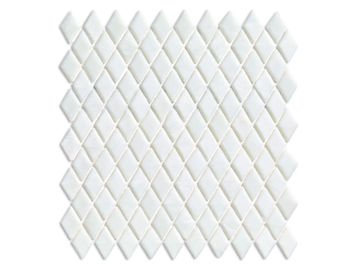 На изображении товар Sicis Стеклянная мозаика Diamond ITEM T45 Zirconio chips size 23х40 mm sheet size 251x253 mm от официального представителя в Москве