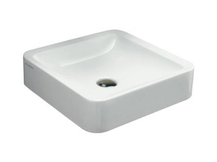 На изображении товар Раковина Flaminia Nile накладная, 400 х 400 мм, цвет белый от официального представителя в Москве
