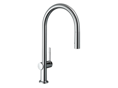 Смеситель для кухни Hansgrohe Talis M54, ComfortZone 210, однорычажный, 2 типа струи, выдвижной излив, цвет Хром