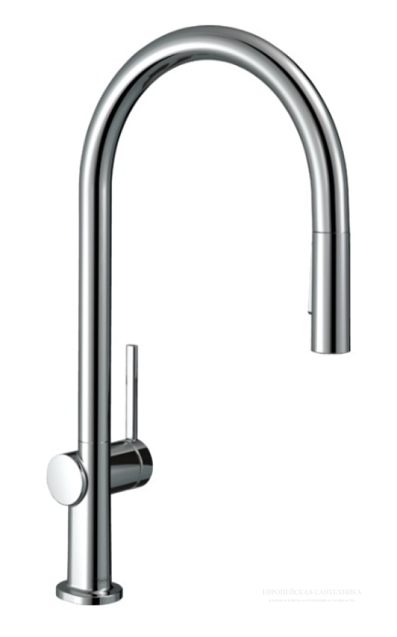 Смеситель для кухни Hansgrohe Talis M54, ComfortZone 210, однорычажный, 2 типа струи, выдвижной излив, цвет Хром