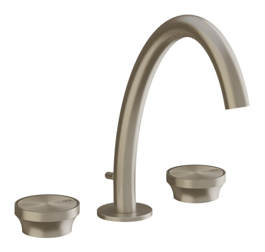 Смеситель удалённого управления Gessi Origini, на столешницу, цвет Finox Brushed Nickel