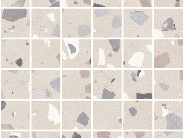На изображении товар Santagostino Керамогранит Deconcrete Mosaico De-Medium Sand, 30x30 от официального представителя в Москве