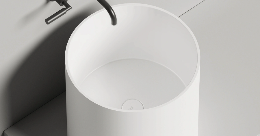 Раковина Salini Armonia 04  Ø460x450h мм, накладная, материал S-Sense глянцевый, без донного клапана, без перелива, цвет белый - изображение 1