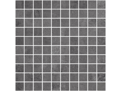 На изображении товар Terratinta Ceramics Мозаика, керамогранит Kos Ultra Matt Antracit Mosaic 30x30 (3x3) / 10.0 от официального представителя в Москве