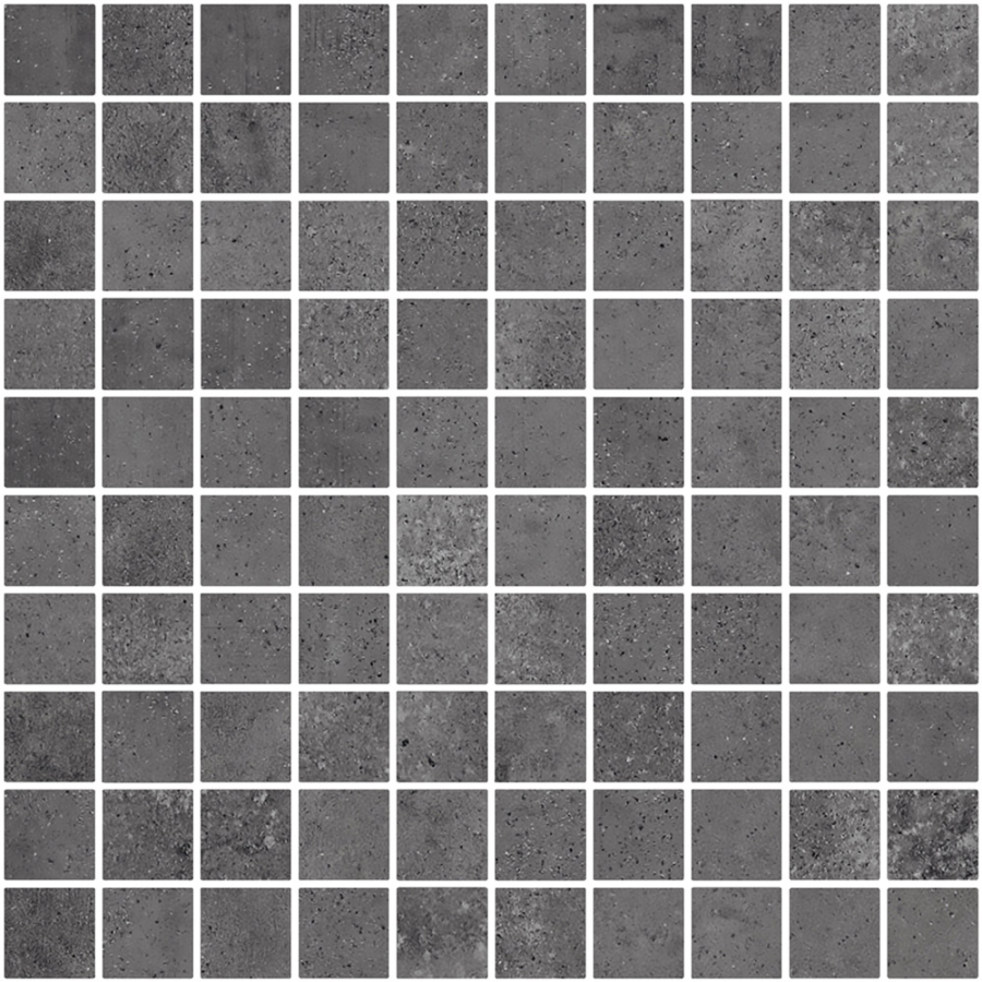Terratinta Ceramics Мозаика, керамогранит Kos Ultra Matt Antracit Mosaic 30x30 (3x3) / 10.0