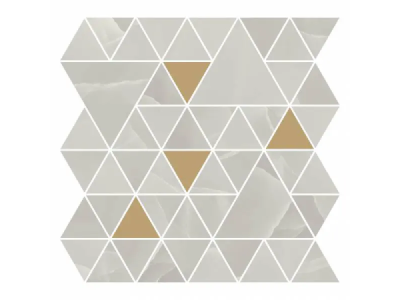 REFIN Керамогранит PRESTIGIO ONYX GREY MOSAICO T LUCIDO R 30x30